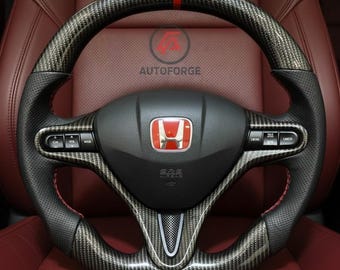 Honda Civic (2006 - 2012) FD1 FD2 Sports Carbon Fiber Dipping steering wheel