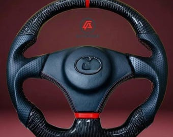 Volante de fibra de carbono compatible con Lexus SC300, SC400, IS300, IS200 y modelos Toyota – Repuestos