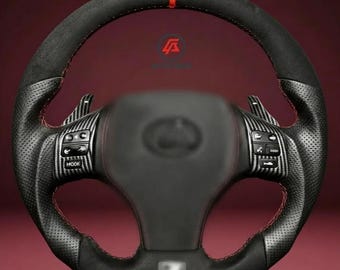 Suede Leather Steering Wheel Compatible with Lexus IS250 / IS350 2006–2013 – Aftermarket