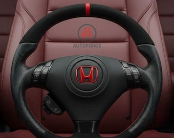 HONDA ACCORD CL7 CL9 ACURA Tsx 2004-2008 top Round & Bottom Flat Steering Wheel