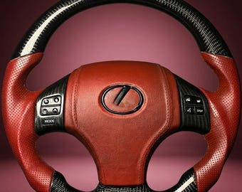 Sport Carbon Fiber Steering Wheel Compatible with Lexus IS250 & IS350 (2006–2013) – Aftermarket