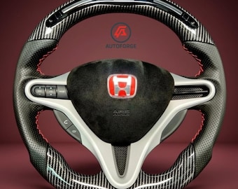 Honda Civic FD2/FN2 2006-2012 LED Meter Carbon Fiber Steering Wheel