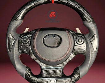Carbon Fiber Steering Wheel Compatible with Lexus IS300 / IS350 2014–2020 – Aftermarket