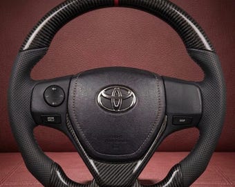 Toyota Fielder 2014 carbon fiber steering wheel