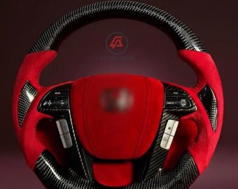 Volante de fibra de carbono compatible con Accord 2008–2012 – Repuesto