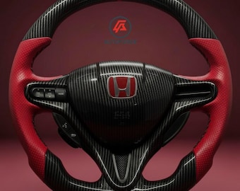 Honda civic FD2,FN2 Carbon Fiber Steering wheel For model 2006 to 2011