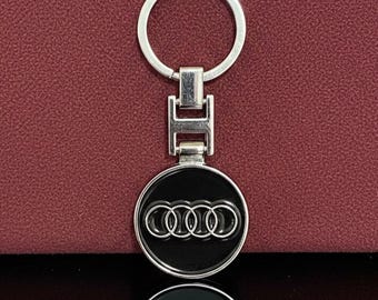 Llavero Audi/Emblema Audi/Colgante de metal