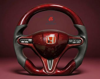 Carbon Fiber Honda Civic 2006-2011 FD1 FD2 Sport Steering Wheel