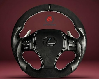 LEXUS 2006-2013 IS250 IS350 Sport Steering Wheel – Suede & Perforated Leather