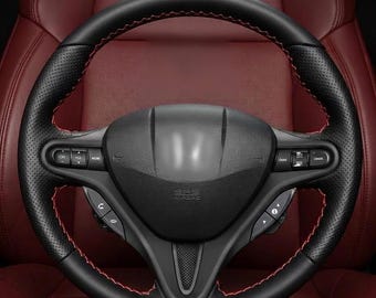 Sport-Style Steering Wheel compatible with Honda Civic, Accord, CR-V, City – aftermarket
