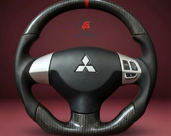 Mitsubishi Lancer Evolution 2007-2016 Customized Carbon Fiber Steering Wheel