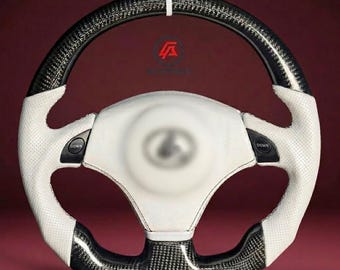 Volante de fibra de carbono auténtica compatible con Lexus SC300, SC400, IS300, IS200 – Repuesto