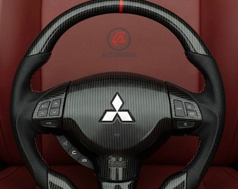 Mitsubishi Lancer Evolution 2007-2016 Carbon Fiber Sports Steering Wheel
