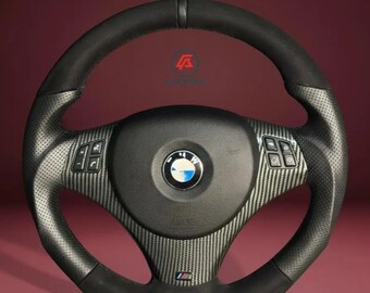 Flat Bottom Alcantara Leather Steering Wheel for BMW E81-E92 – Aftermarket Upgrade