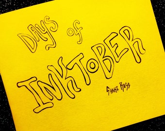 Days of Inktober +++self-published comic+++