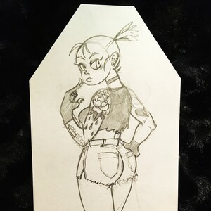 Who, me? (sketch) +ORIGINAL ART+