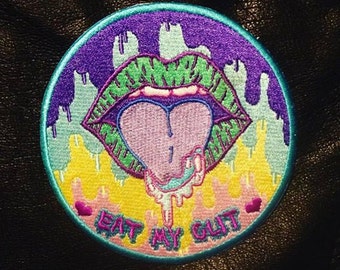 Eat My Clit embroidered patch