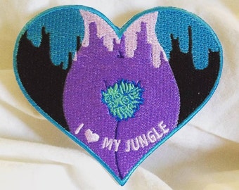 I Love My Jungle embroidered patch