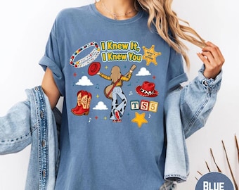 Disneyland Pixar Toy Story 5 I Knew It I Knew You Swift Shirt,TSwift Toy Story 5 Birthday Shirt, Toy Story Were Turning 5