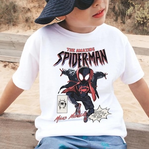 Comfort Colors The Amazing Black Suit Spiderman 2099 Comics T-shirt, Vintage Comic Black Suit Spider Man Fan Shirt, Amazing Spiderman Gift image 1