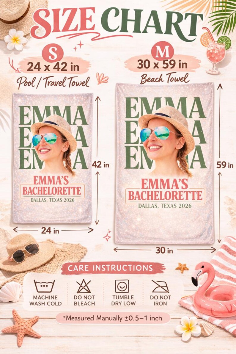 Disneyland All Princess Personalized Beach Towel, Disneytrip Belle Jasmine Ariel Tiana Pool Party Towels,Custom Name Towel, Birthday Gift image 3