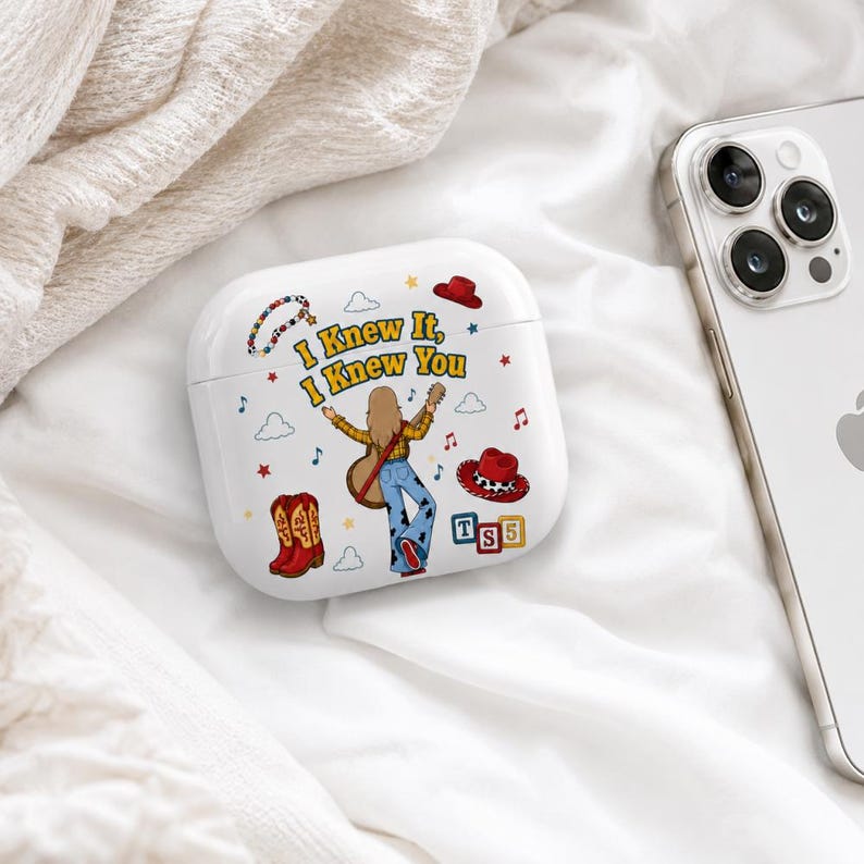 TS and Toy Story 5 Friendship AirPod Pro Case, I Knew It I Knew You AirPod Case,Woody Buzz Lightyear Case, Disneyland Toy Story Family image 2