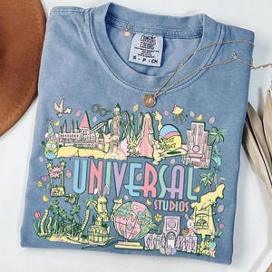 Retro Universal Studios 2026 Shirt, Epic Universal Family Matching Tee, Disneyland Trip Shirt image 4