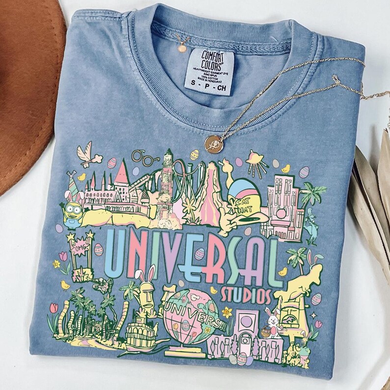 Retro Universal Studios 2026 Shirt, Epic Universal Family Matching Tee, Disneyland Trip Shirt image 4