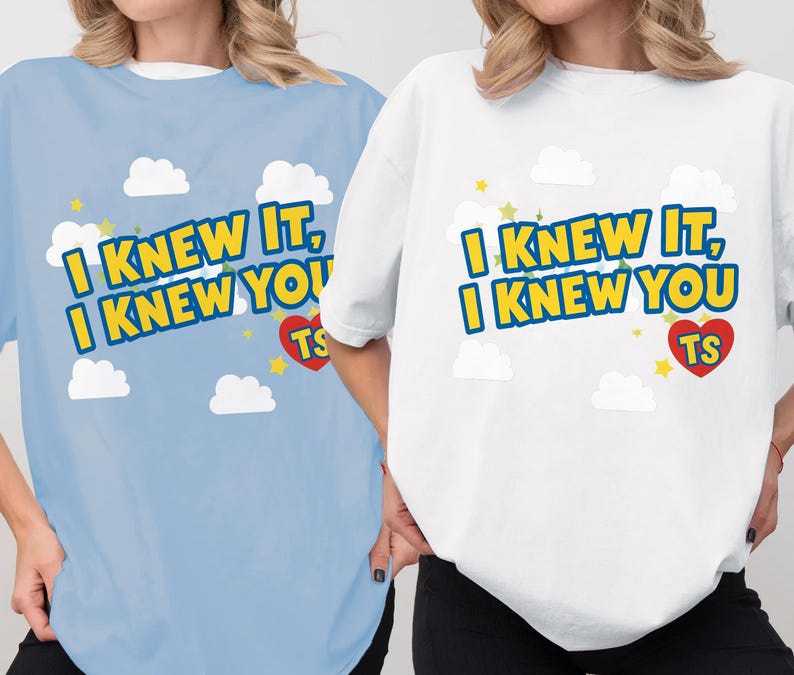 Comfort Colors I Knew It, I Knew You TSwift Shirt, I Knew It, I Knew You, Toy Story 5 Shirt, I Knew It I Knew You TSwift Music Inspired Tee image 5