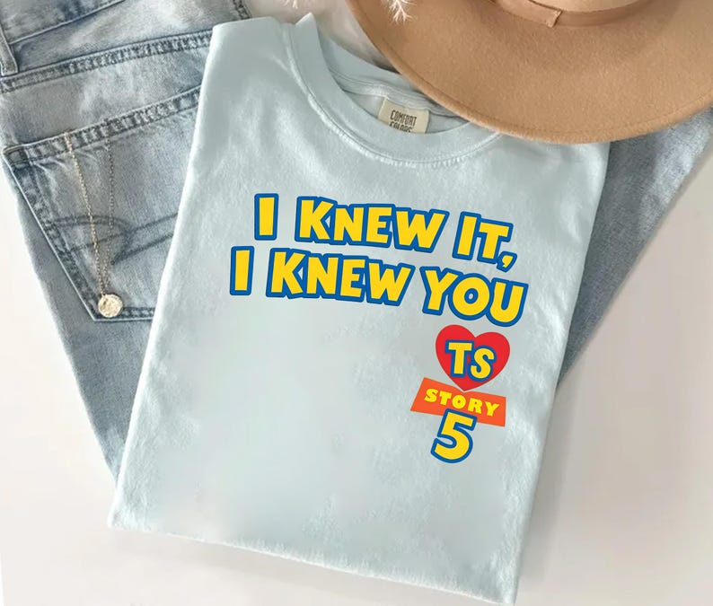 Disneyland Pixar Toy Story 5 I Knew It I Knew You Swift Shirt,TSwift Toy Story 5 Inspired Shirt,I Knew It I Knew You TSwift Inspired Tee image 3