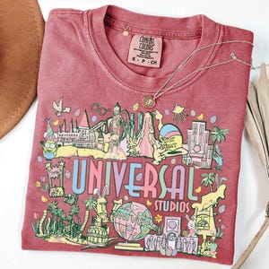 Retro Universal Studios 2026 Shirt, Epic Universal Family Matching Tee, Disneyland Trip Shirt image 2