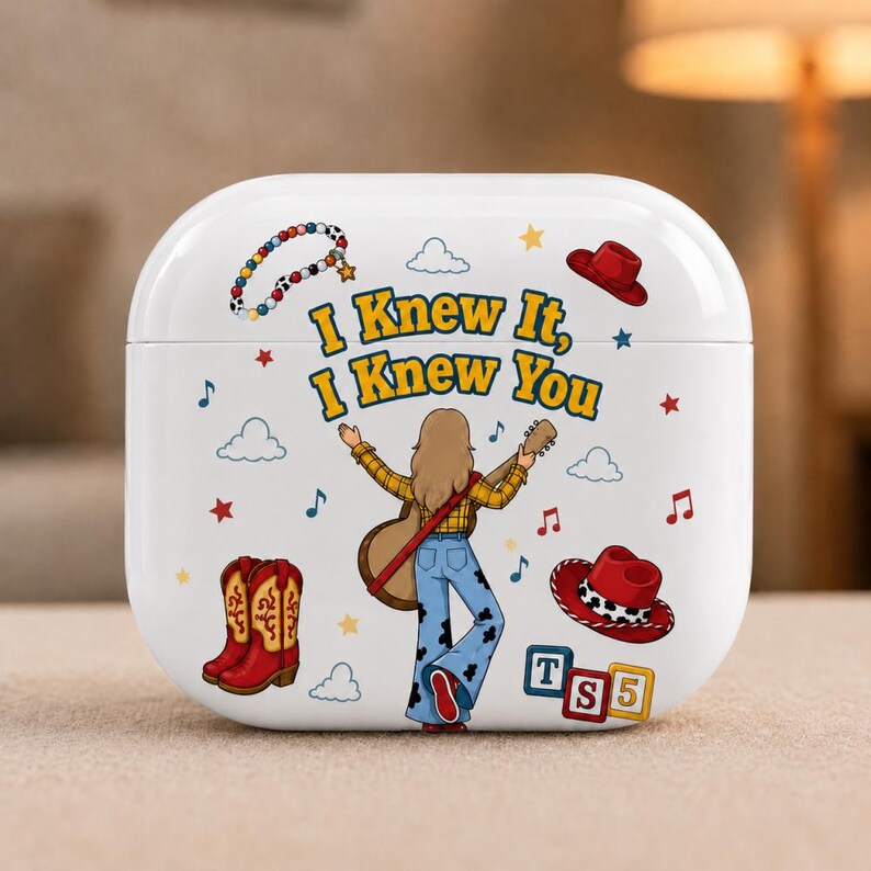 TS and Toy Story 5 Friendship AirPod Pro Case, I Knew It I Knew You AirPod Case,Woody Buzz Lightyear Case, Disneyland Toy Story Family image 3