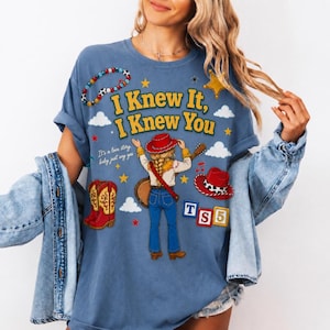 It's a Love Story Baby Just Say Yes Shirt, I Knew It, I Knew You Shirt, It's A Tay Story, Musical Toy Story 5 Friendship Shirt image 1