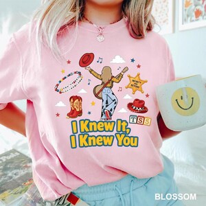 Comfort Colors I Knew It, I Knew You TSwift Shirt, Disneyland Pixar Toy Story 5,TSwift Music Tee,You've Got A Friend In Me Toy Story 5 Shirt image 3