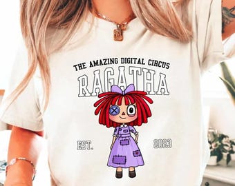 The Amazing Digital Circus T-shirt, TADC Characters Sweatshirt, Circus Fan Gift, Circus Theme Sweatshirt,The Amazing Digital Circus