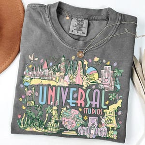 Retro Universal Studios 2026 Shirt, Epic Universal Family Matching Tee, Disneyland Trip Shirt image 5