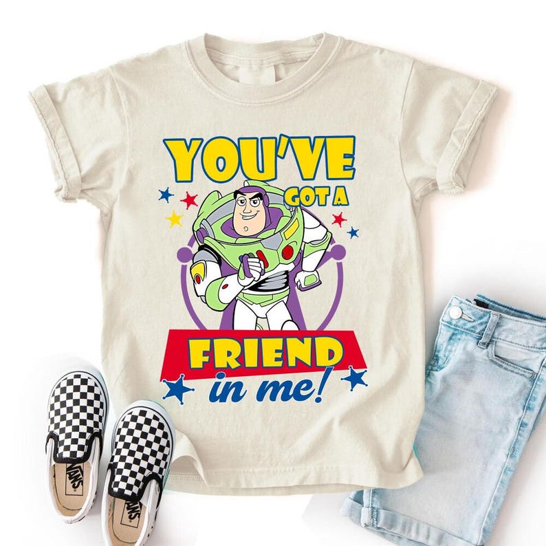 You've Got Friend In Me Shirt, Toy Story Buzz Lightyear Shirt, Disneyland Toy Story 5 Shirt, Toy Story Character Shirt, Toy Story Family Tee Bild 5