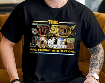 Camiseta de Star Wars con chistes de papá para el Día del Padre, Camiseta de chistes de papá, Camiseta de Star Wars para papá, Regalo divertido para papá gamer, Camiseta del Día del Padre, Chistes de papá Jedi