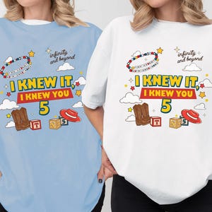 Comfort Colors I Knew It, I Knew You TSwift Shirt, You've Got A Friend In Me Toy Story 5 Shirt,Disneyland Pixar Toy Story 5,TSwift Music Tee image 3