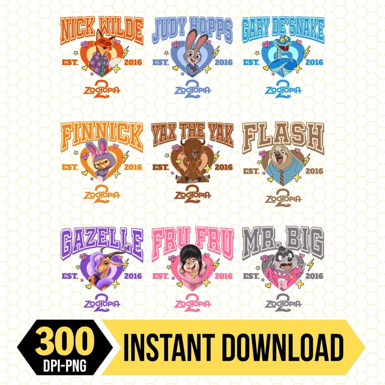 Zootopia Characters PNG Bundle Download, Nick Wilde, Judy Hopps ...