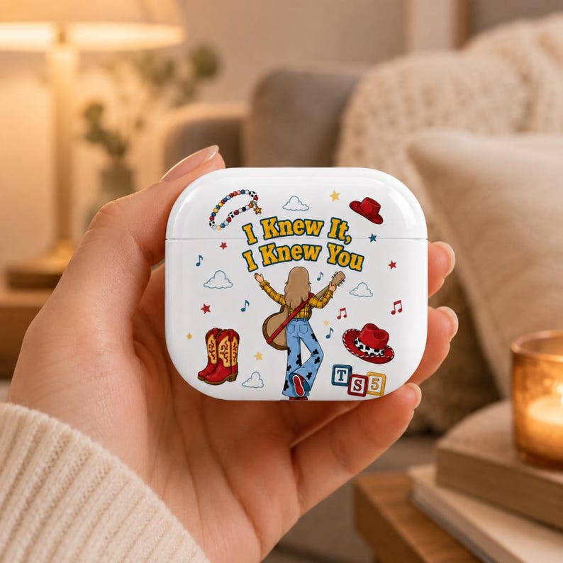 TS and Toy Story 5 Friendship AirPod Pro Case, I Knew It I Knew You AirPod Case,Woody Buzz Lightyear Case, Disneyland Toy Story Family image 1