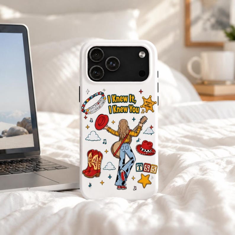 Woody Buzz Lightyear Phone Case, I Knew It I Knew You Phone Case, TS and Toy Story 5 Friendship Phone Case, Disneyland Toy Story Family image 3