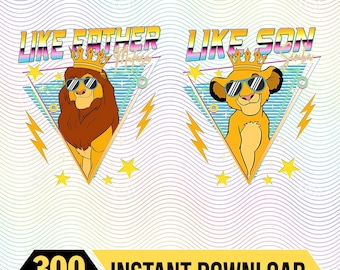 Rei Leão e Futuro Rei Disneyland PNG, Tal Pai, Tal Filho PNG, Rei Leão PNG, Magic Kingdom, Download Digital da Disneyland