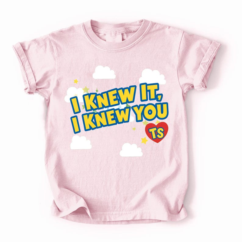 Comfort Colors I Knew It, I Knew You TSwift Shirt, I Knew It, I Knew You, Toy Story 5 Shirt, I Knew It I Knew You TSwift Music Inspired Tee image 4