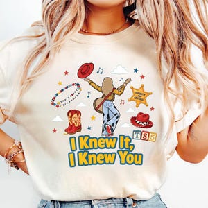 Comfort Colors I Knew It, I Knew You TSwift Shirt, Disneyland Pixar Toy Story 5,TSwift Music Tee,You've Got A Friend In Me Toy Story 5 Shirt image 5