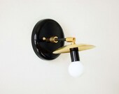 Modern Wall Gold Black Wall Sconce Candelabra Wall Lighting Brass Shade Adjustable Sconce Black Wall Light Modern Sconce Wall Fixture Lamp
