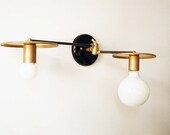 Double Brass Swivel Wall Sconce Brass Fixture Modern Sconce Mid Century Light Adjustable Wall Lighting Entry Lamp Bedside Lighting