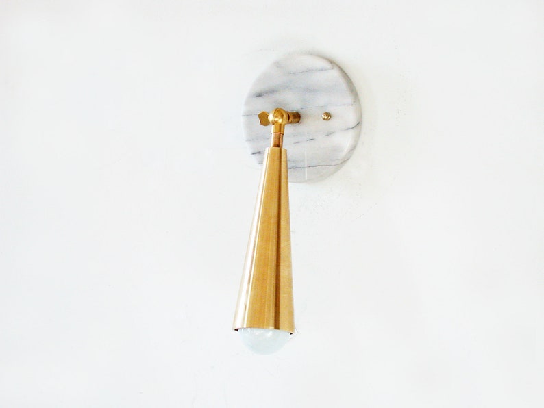 Modern Brass Sconce Wall Light Bathroom Sconce Vanity Brass Etsy