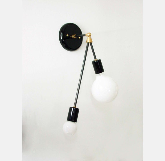 Modern Balanced Wall Sconce Lamp Double Lighting Image 0