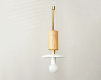 White Candelabra Modern Pendant Lamp Mid Century Light Wood Pendant White Ceiling Lighting Kitchen Pendant Bedroom Lighting White Candelabra